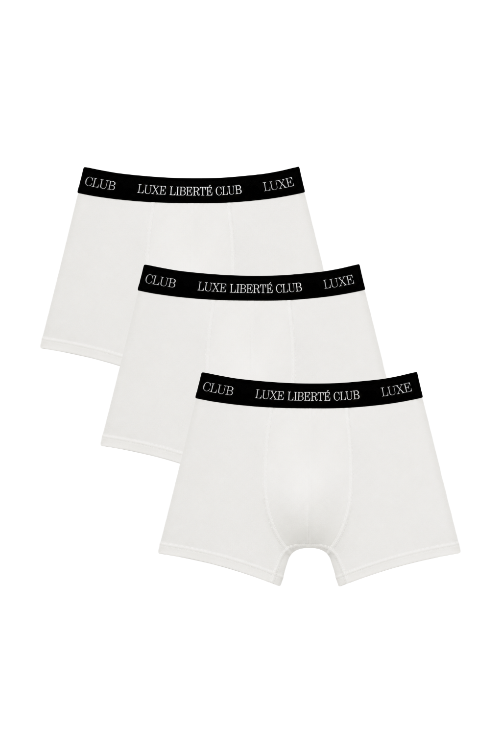 3 Pack Boxer Briefs - White
