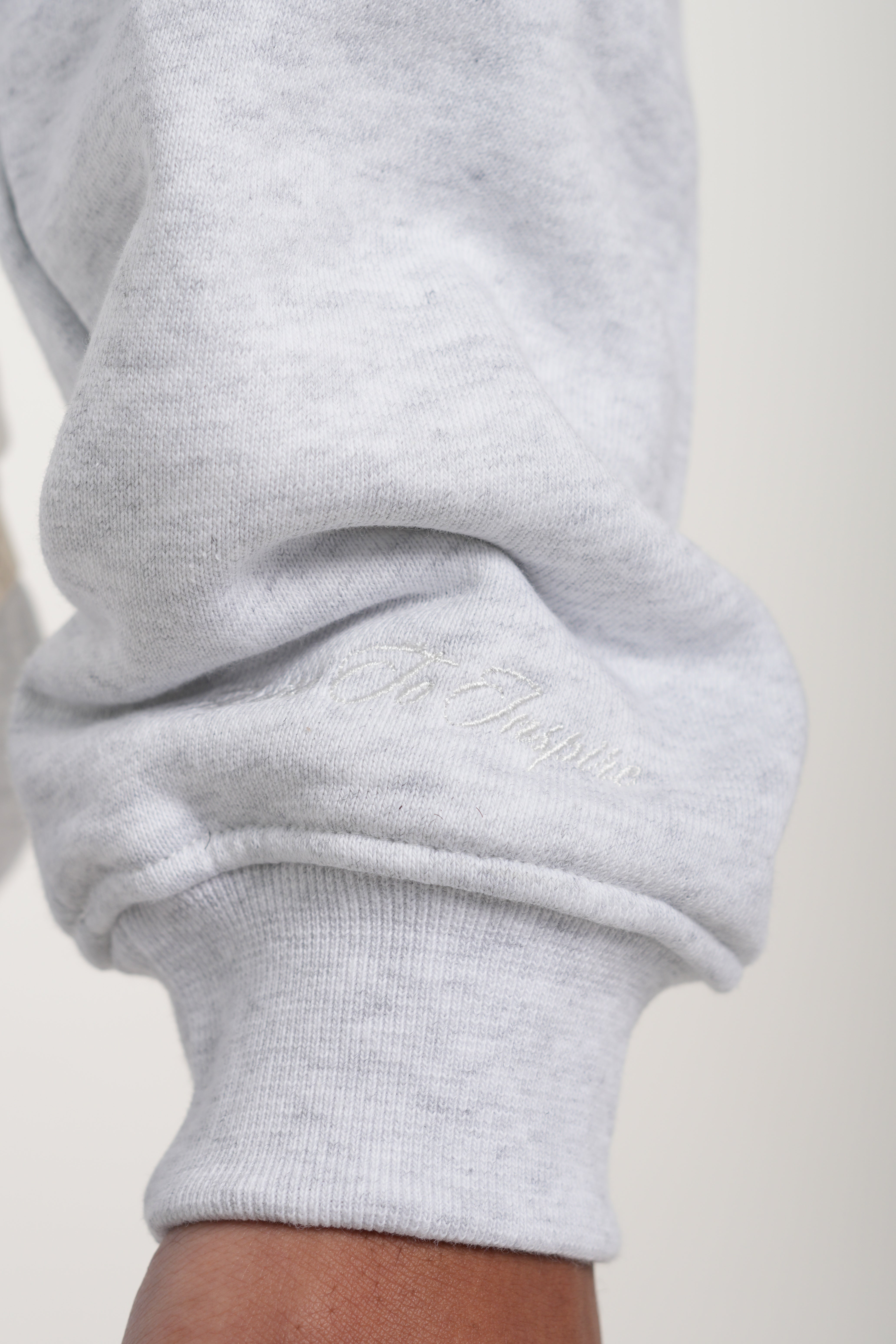 L'Essentiels Zip Up - Grey Marl